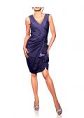 Designer-Cocktailkleid lila