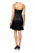 Designer-Cocktailkleid mit Strass schwarz
