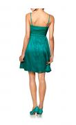 Designer-Cocktailkleid mit Strass smaragd