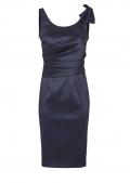 Designer-Cocktailkleid nachtblau