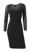 Designer-Cocktailkleid schwarz