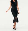 Designer-Cocktailkleid schwarz