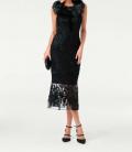 Designer-Cocktailkleid schwarz