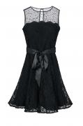 Designer-Cocktailkleid schwarz