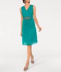 Designer-Cocktailkleid smaragd