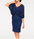 Designer-Coctailkleid blau