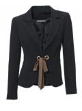 Designer-Damen-Kostüm schwarz