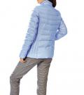 Designer-Daunenjacke hellblau