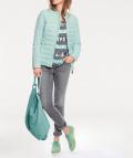 Designer-Daunenjacke mint