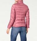 Designer-Daunenjacke rosé