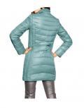 Designer-Daunenmantel jade