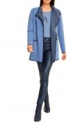 Designer-Doubleface-Strickjacke electricblue