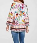 Designer-Druck-Tunikashirt bunt