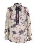 Designer-Druckbluse bunt