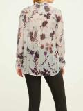 Designer-Druckbluse bunt