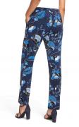 Designer-Druckhose blau-bunt