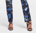 Designer-Druckhose blau-bunt