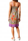 Designer-Druckkleid bunt
