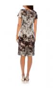 Designer-Druckkleid bunt