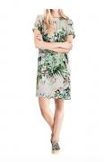 Designer-Druckkleid bunt