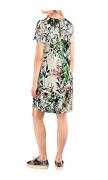 Designer-Druckkleid bunt
