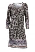 Designer-Druckkleid bunt