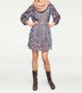 Designer-Druckkleid bunt