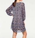 Designer-Druckkleid bunt