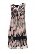 Designer-Druckkleid bunt