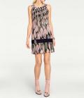 Designer-Druckkleid bunt