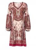 Designer-Druckkleid bunt