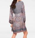 Designer-Druckkleid bunt