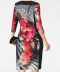 Designer-Druckkleid bunt
