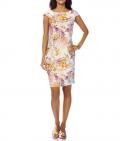 Designer-Druckkleid bunt