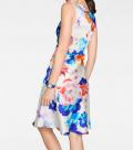 Designer-Druckkleid bunt