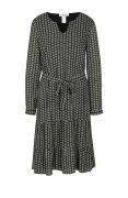 Designer-Druckkleid bunt