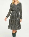 Designer-Druckkleid bunt