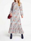 Designer-Druckkleid bunt