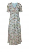 Designer-Druckkleid bunt
