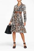 Designer-Druckkleid bunt