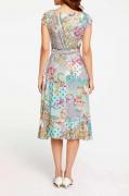 Designer-Druckkleid pastell-bunt