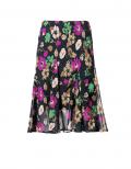 Designer-Druckrock schwarz-bunt