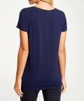 Designer-Druckshirt blau-bunt