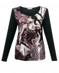 Designer-Druckshirt bunt