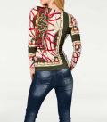 Designer-Druckshirt bunt