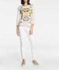 Designer-Druckshirt ecru