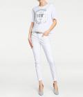 Designer-Druckshirt ecru