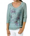 Designer-Druckshirt mint