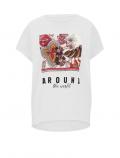 Designer-Druckshirt offwhite-bunt