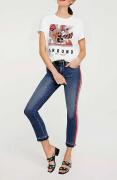Designer-Druckshirt offwhite-bunt